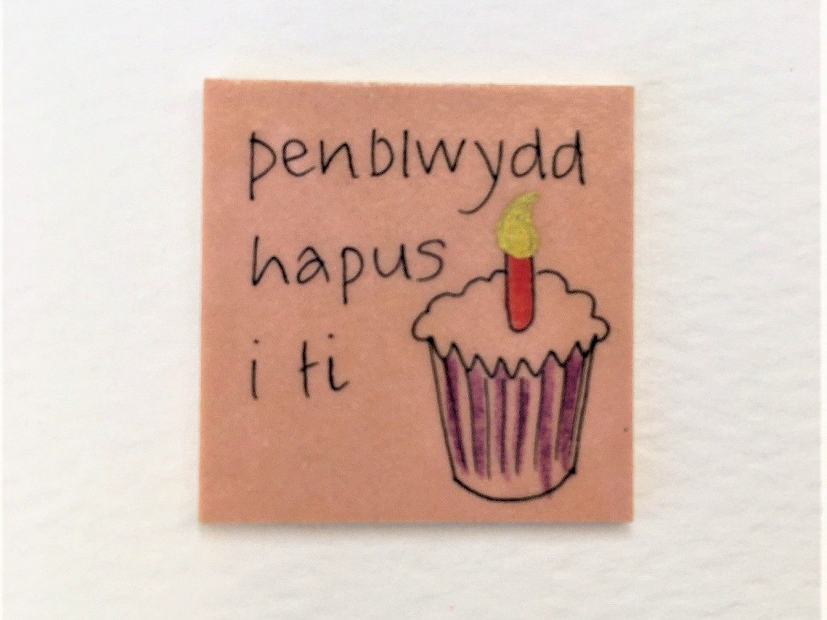 Pecyn cymysg o 10 o gardiau cyfarch